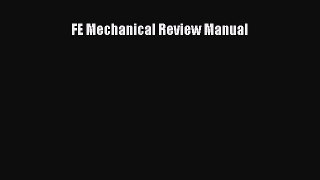 Download FE Mechanical Review Manual PDF Free