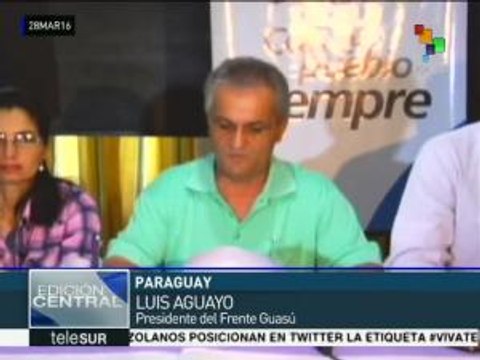 Paraguay: Frente Guasú promoverá candidatura presidencial de Lugo