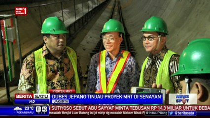 Dubes Jepang Puas Terhadap Progres Proyek MRT