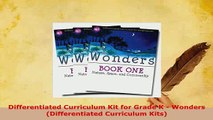 PDF  Differentiated Curriculum Kit for Grade K  Wonders Differentiated Curriculum Kits PDF Online