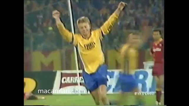 24.04.1991 - 1990-1991 UEFA Cup Semi Final 2nd Leg AS Roma 2-1 Brondby IF