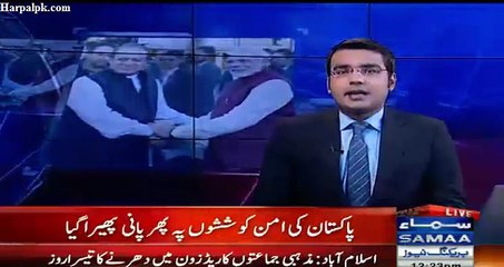 pakistan aur bharat ke drmiyan jab bhi muzakerat ahm mor par pahunchte hain koi na koi dehshat naak haadsa hojata hain