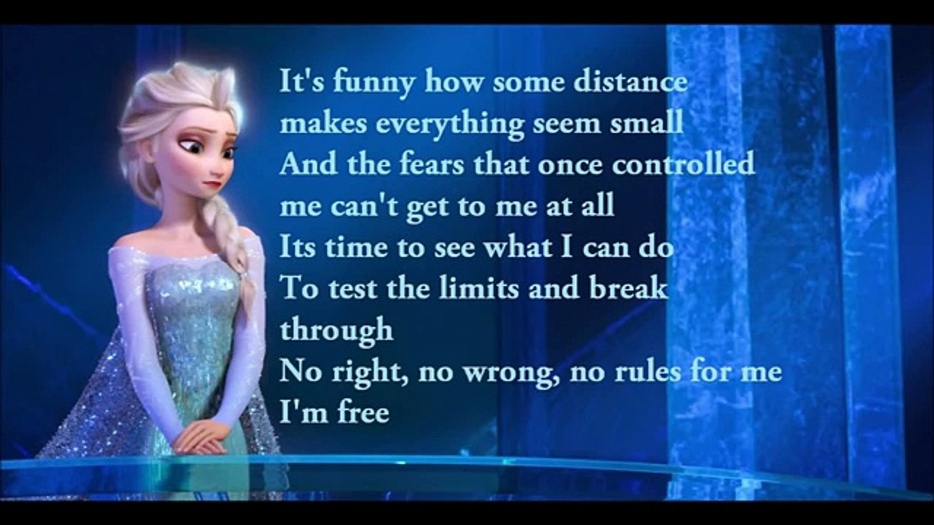 Let it go lyrics