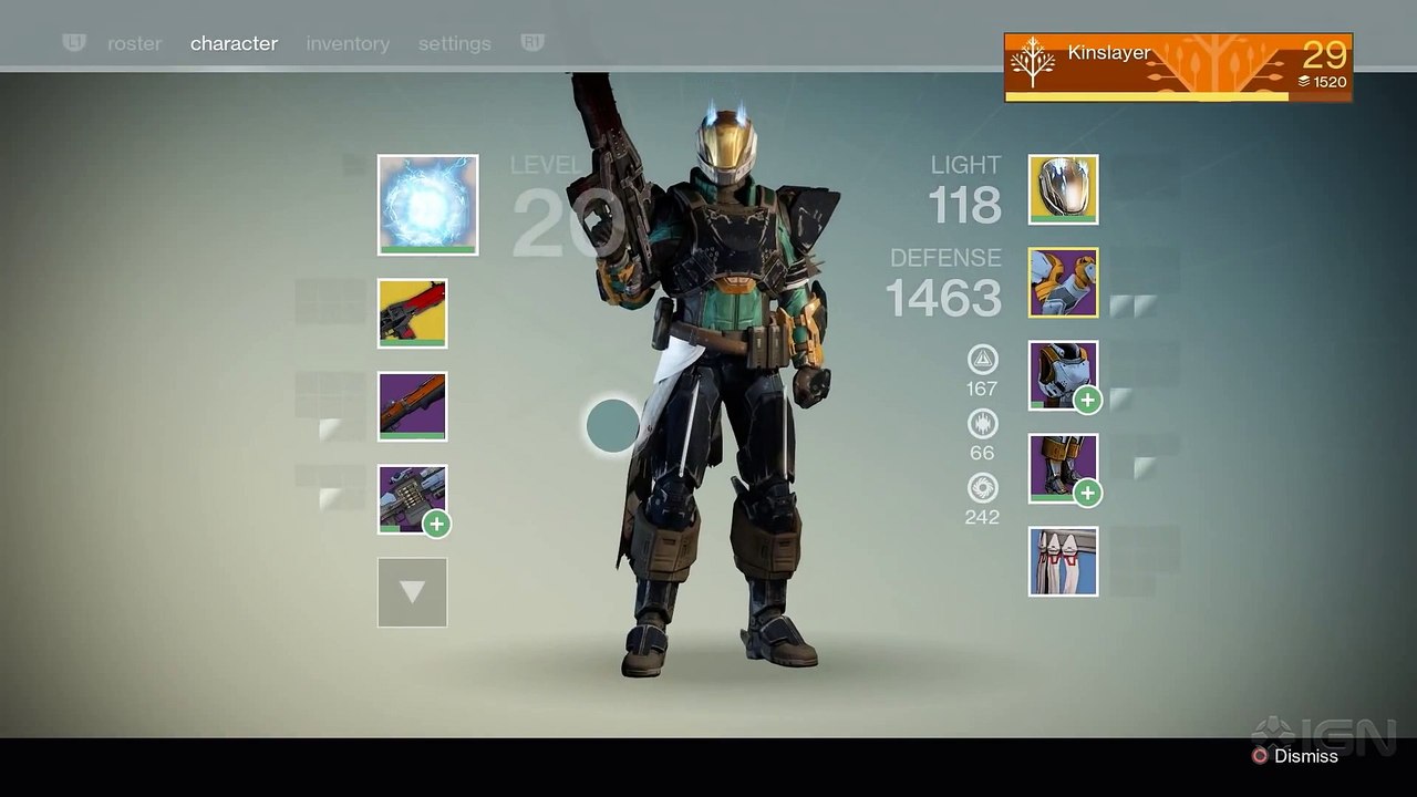 Destiny Level 29 Character Tour - IGN First
