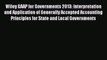 Read Wiley GAAP for Governments 2013: Interpretation and Application of Generally Accepted