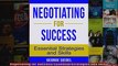 Negotiating for Success Essential Strategies and Skills