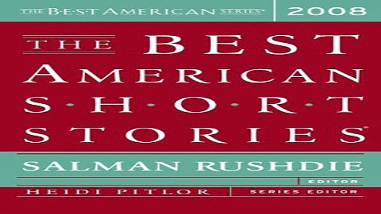 Read The Best American Short Stories 2008 Ebook pdf download