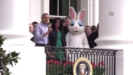 Obama, Beyaz Saray'da Yumurta Yuvarladı