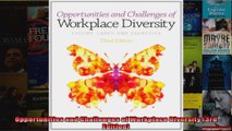 Opportunities and Challenges of Workplace Diversity 3rd Edition