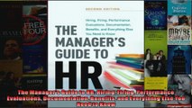 The Managers Guide to HR Hiring Firing Performance Evaluations Documentation Benefits