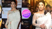 Aishwarya Rai Appears With A Cracked Voice At L'Oreal Paris Women of Worth Awards 2016