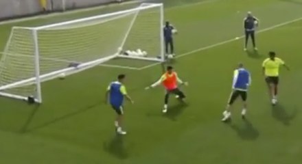 Le slalom exceptionnel de Karim Benzema à l'entraînement avec le Real Madrid