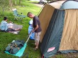 リサービア１人で組立　テント