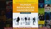 The Health Care Managers Human Resources Handbook