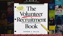 The Volunteer Recruitment and Membership Development Book