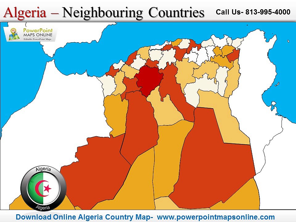 Download Online Algeria Country Map
