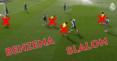 Le slalom brillant de Benzema à l'entraînement