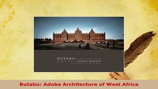 Download  Butabu Adobe Architecture of West Africa PDF Full Ebook
