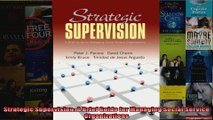 Strategic Supervision A Brief Guide for Managing Social Service Organizations