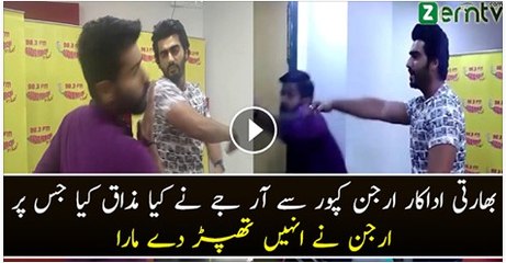 Arjun Kapoor slaps Radio Mirchi RJ