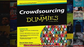 Crowdsourcing For Dummies