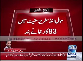 327 factories are closed due to KPK government negligence
