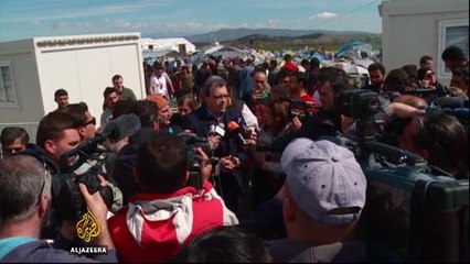 Greek government opening refugee centres to ease border crisis