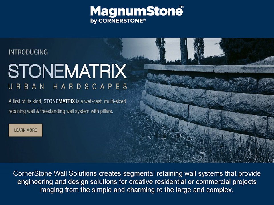 Big Block Retaining Wall System