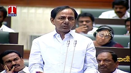 CM KCR Full Speech In Assembly  Telangana Assembly 2016  T News 63