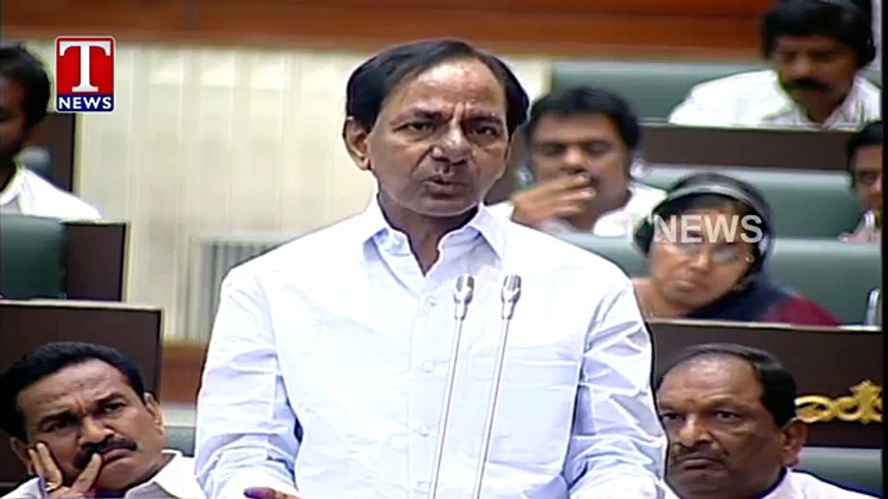 CM KCR Full Speech In Assembly  Telangana Assembly 2016  T News 63