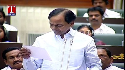 CM KCR Full Speech In Assembly  Telangana Assembly 2016  T News 48