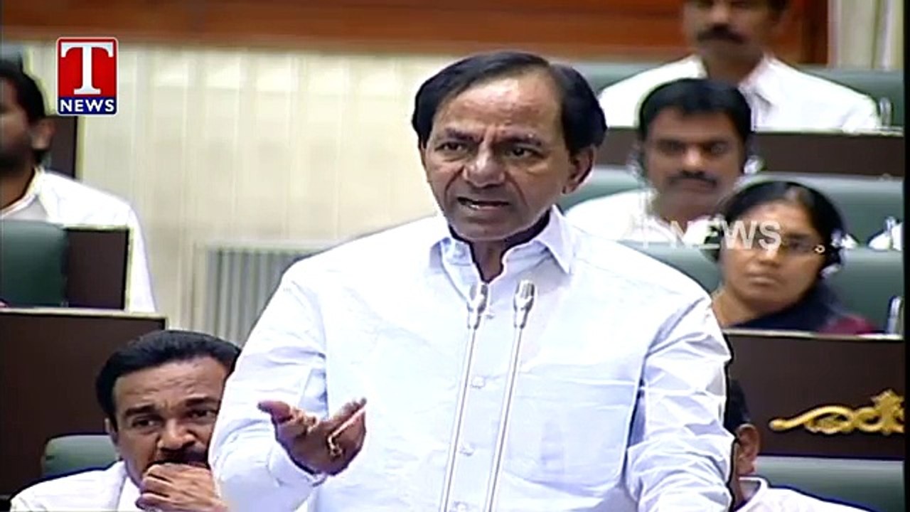 CM KCR Full Speech In Assembly  Telangana Assembly 2016  T News 56