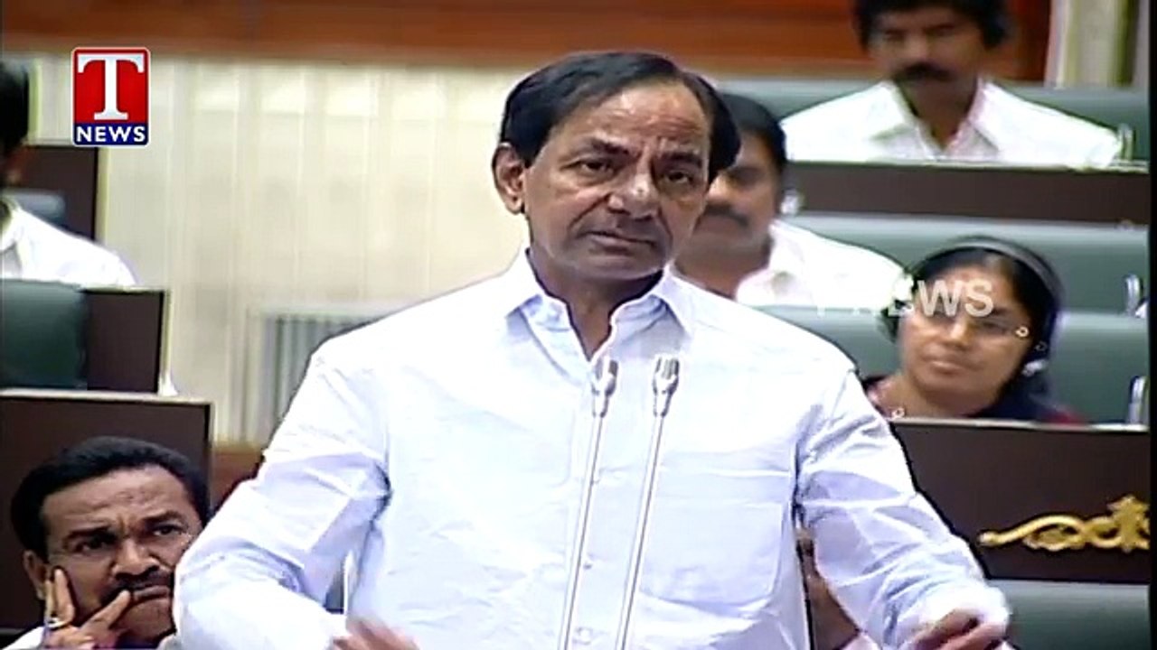 CM KCR Full Speech In Assembly  Telangana Assembly 2016  T News 61