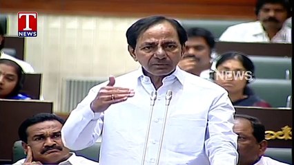 CM KCR Full Speech In Assembly  Telangana Assembly 2016  T News 64