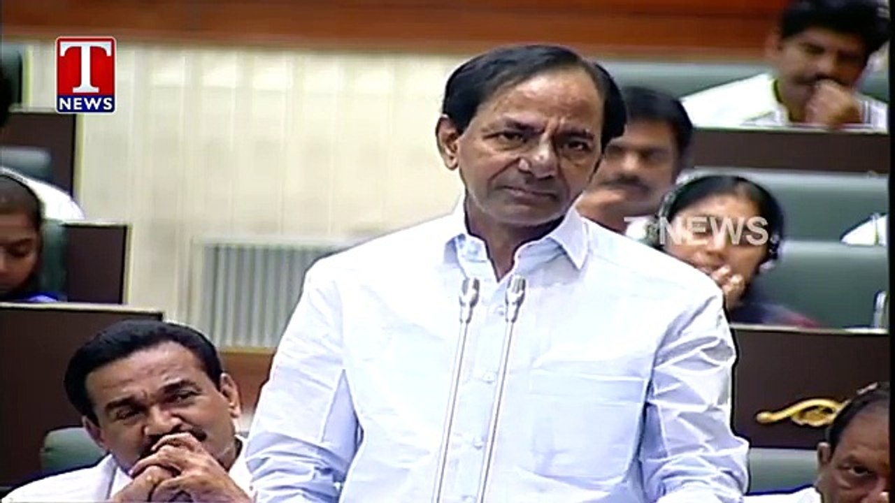 CM KCR Full Speech In Assembly  Telangana Assembly 2016  T News 71