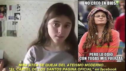 NIÑA ATEA HABLA DEL ATEISMO MODERNO