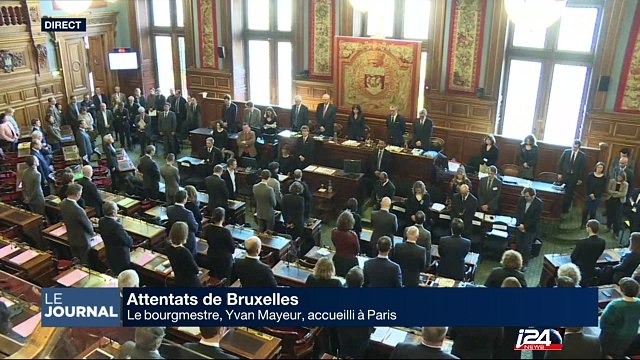 Le bourgmestre, Yvan Mayeur, accueilli à Paris