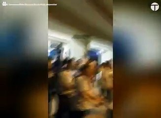 Crowd chant LOSER LOSER as players come out of LAHORE AIRPORT