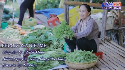 Karaoke Phương Xa Nhớ Mẹ (Huỳnh Nguyễn Công Bằng ft Lê Sang)_FULLBEAT