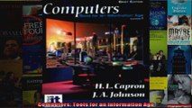 Computers Tools for an Information Age