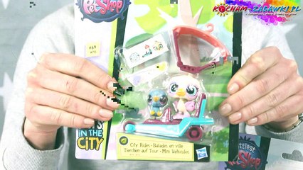 Littlest Pet Shop - City Rides / Zwierzakowe Pojazdy - Ostrich and Kiwi Glider / Trójkołowiec