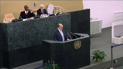 Embaixador Ron Prosor na Assembleia Geral da ONU