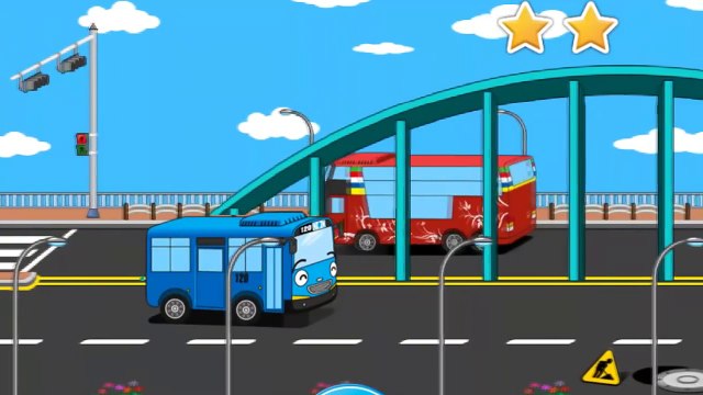 TAYO the Little Bus Learn TRAFFIC RULES - Children s Apps Kid s Educational Cartoons 타요 도로놀이 장난감 (2)