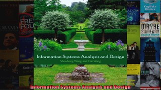 Information Systems Analysis and Design