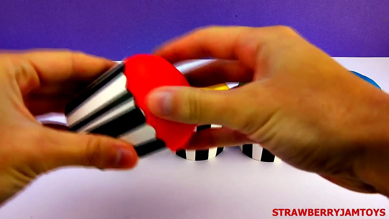 Cars 2 Play Doh Shopkins Spongebob My Little Pony Moshi Monsters Surprise Eggs by StrawberryJamToys