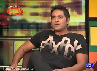 Aqib javed praisning shahid afririd... Mazaq Raat..