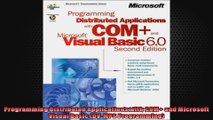 Programming Distributed Applications with COM and Microsoft Visual Basic DVMPS