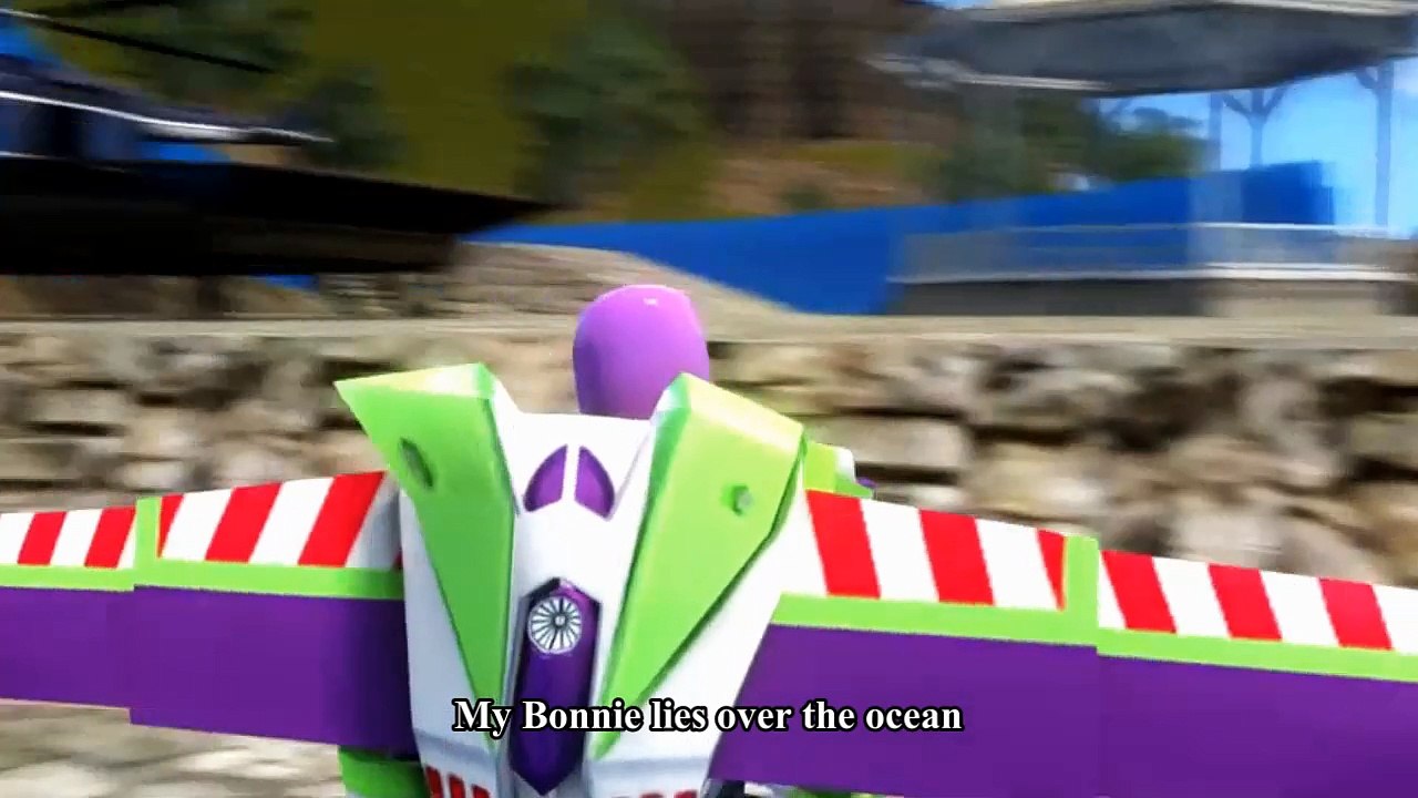 Cars Songs For Kids ♪ My bonnie lies over the ocean ♪ Cars Story Buzz Lightyear Ramone Spider-Man