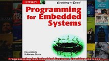 Programming for Embedded Systems Cracking the Code