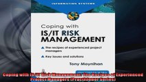 Coping with ISIT Risk Management The Recipes of Experienced Project Managers